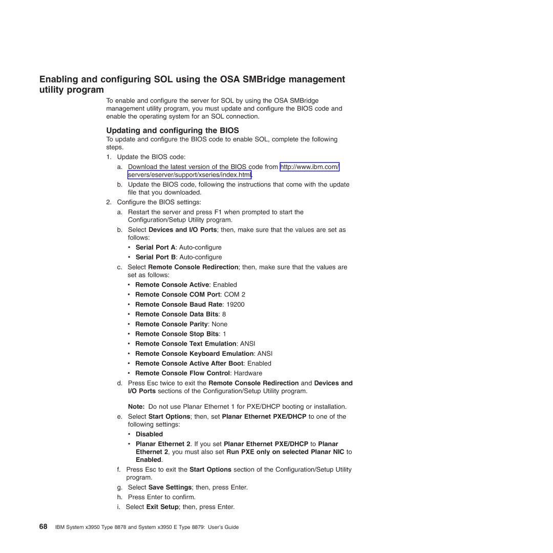 IBM 71455DU manual Updating and configuring the Bios 