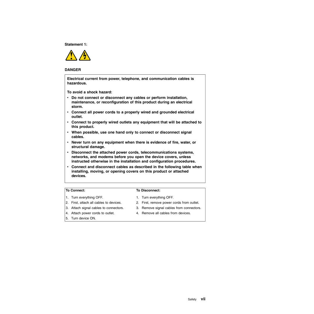 IBM 71455DU manual To Connect To Disconnect 