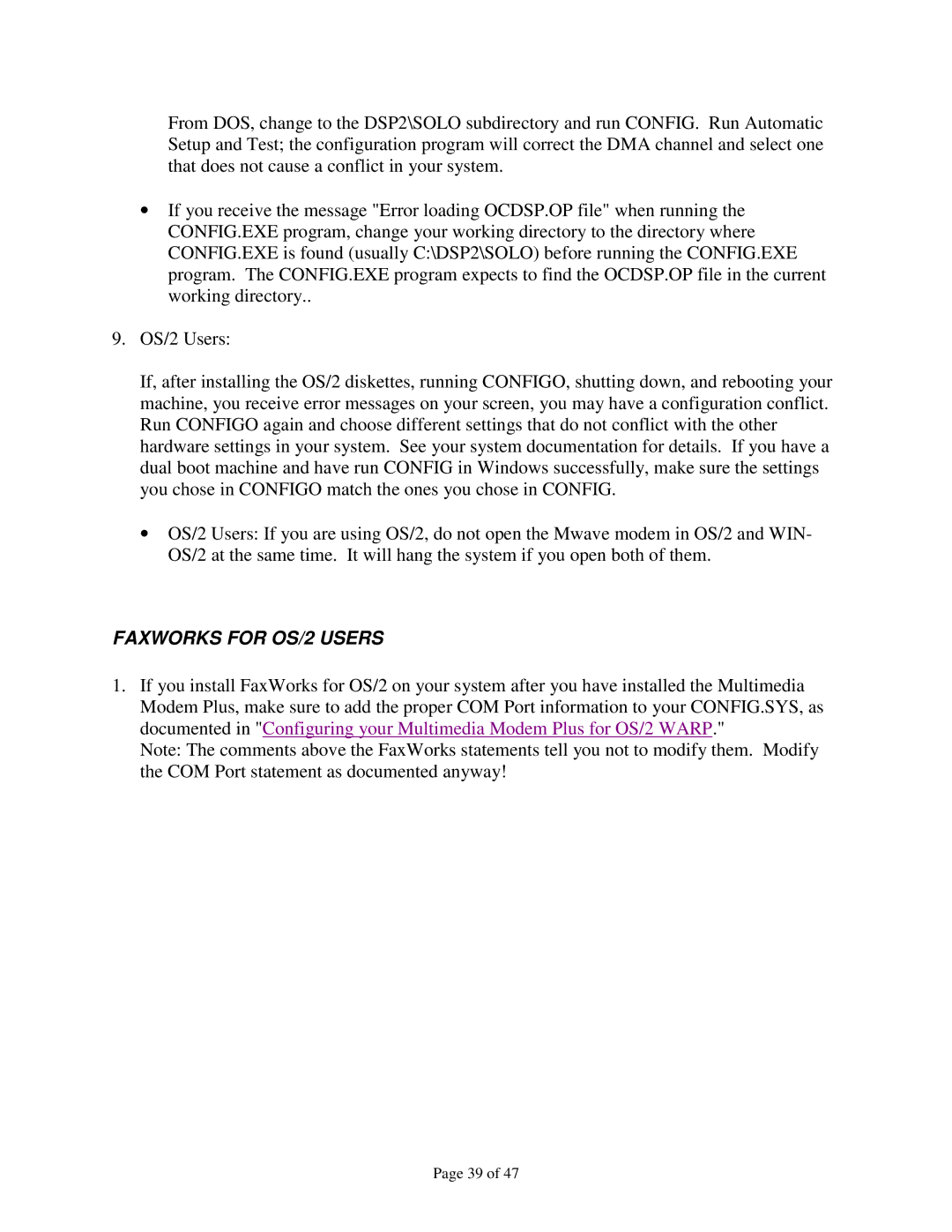 IBM 715 P/N - 13H6715 manual Faxworks for OS/2 Users 