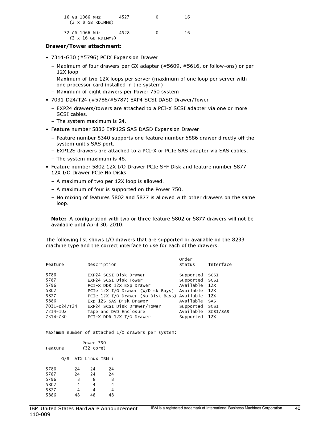 IBM 750 manual Scsi 