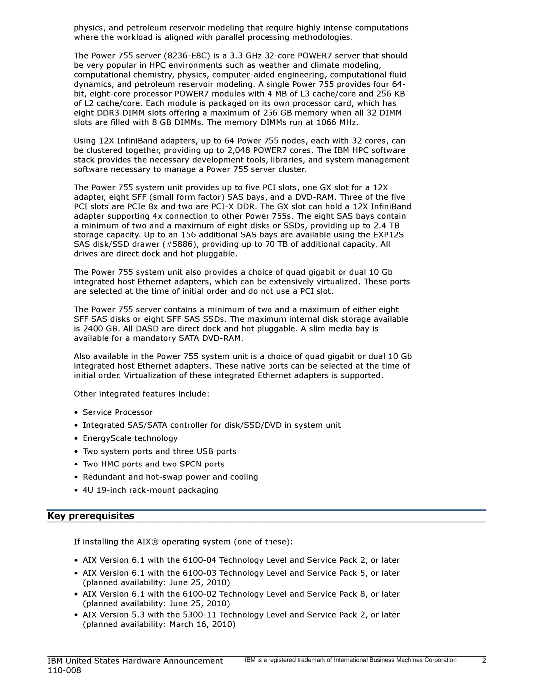 IBM 755 manual Key prerequisites 