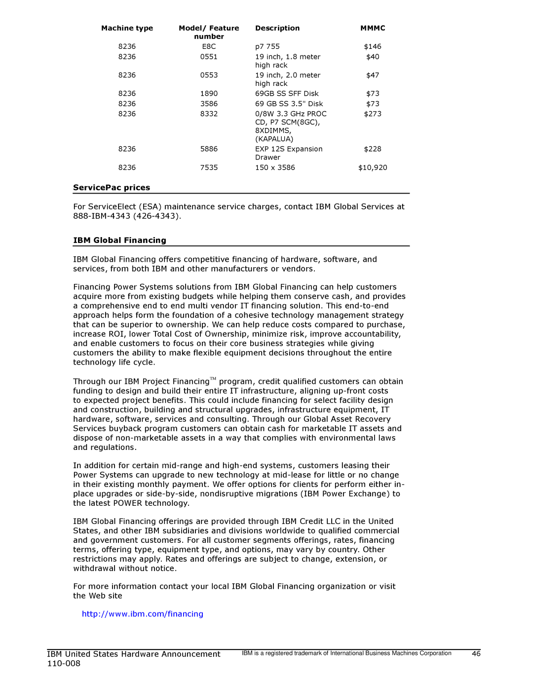 IBM 755 manual 8XDIMMS Kapalua 