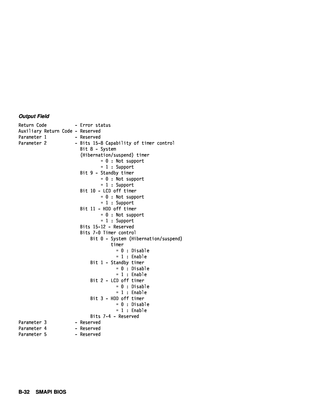 IBM 770 manual B-32, Output Field 