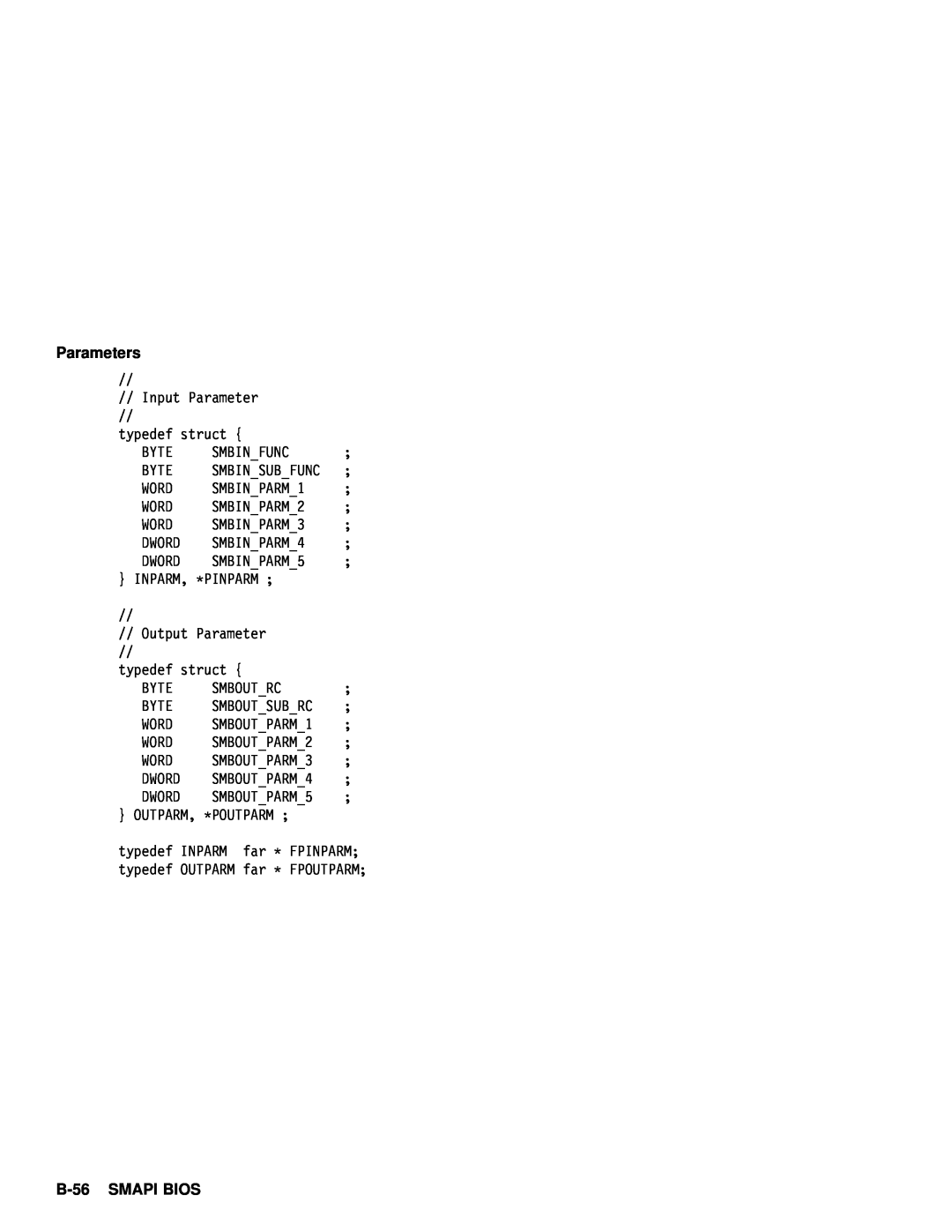 IBM 770 manual B-56, Parameters 