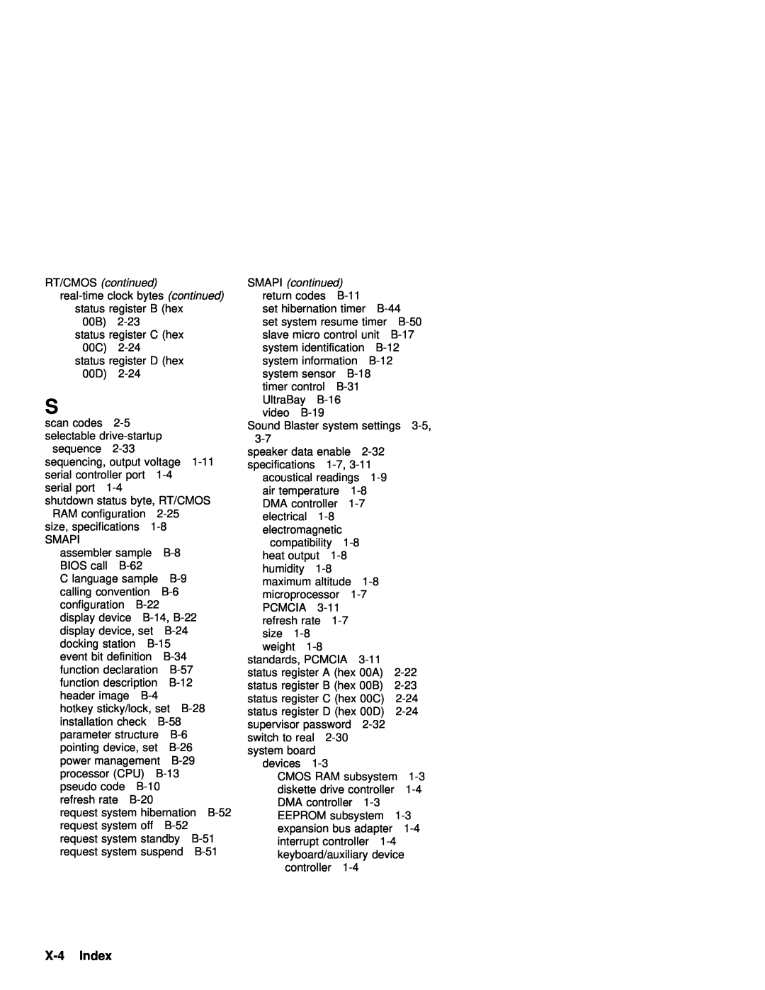 IBM 770 manual X-4 Index 