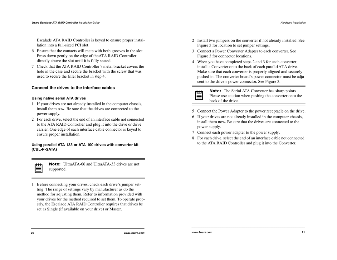 IBM 7000 Series, 8000 Series manual Using native serial ATA drives 