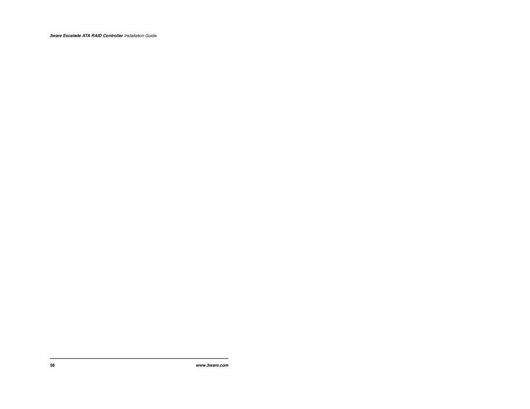 IBM 7000 Series, 8000 Series manual 3ware Escalade ATA RAID Controller Installation Guide 