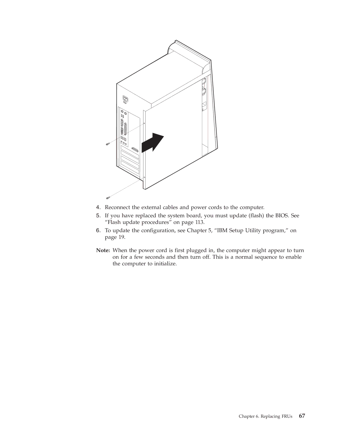 IBM 8195, 8128, 8185, 8189, 8186, 8187, 8191, 8188, 8197, 8193, 8194, 8192, 8190, 8196 manual Replacing FRUs 