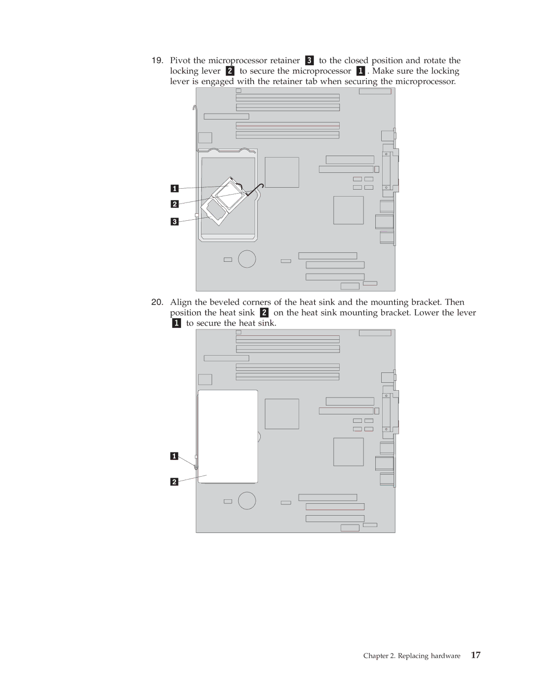 IBM 8131, 8138, 8123, 8137, 8124, 8122 manual Replacing hardware 