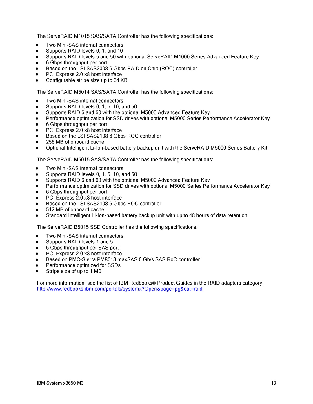 IBM 81Y6843 manual IBM System x3650 M3 