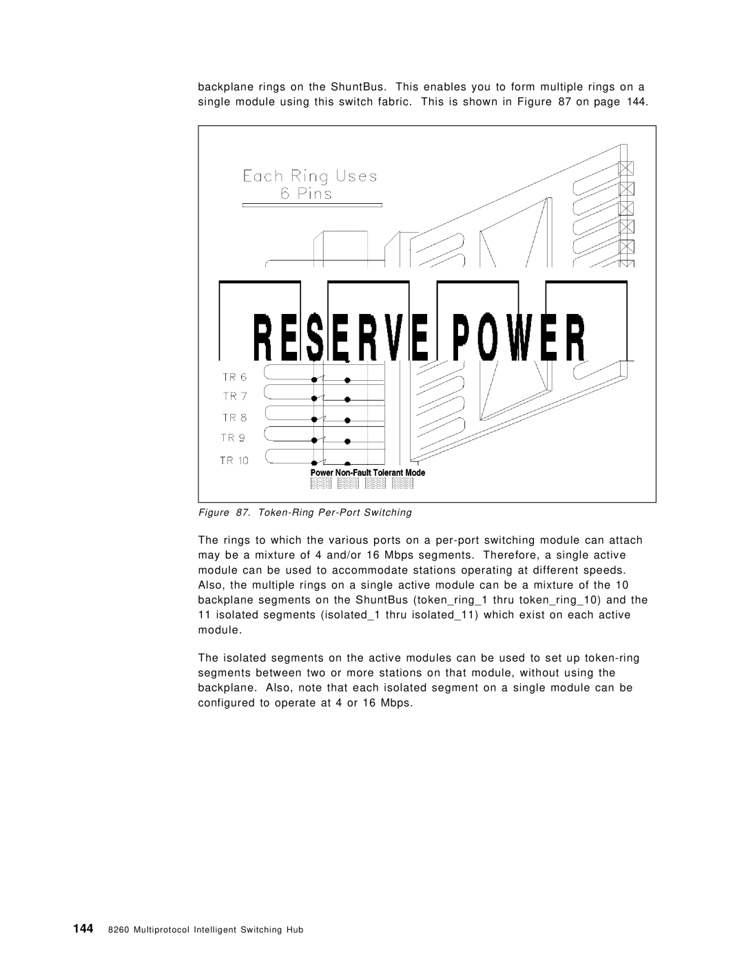 IBM 8260 manual Token-Ring Per-Port Switching 