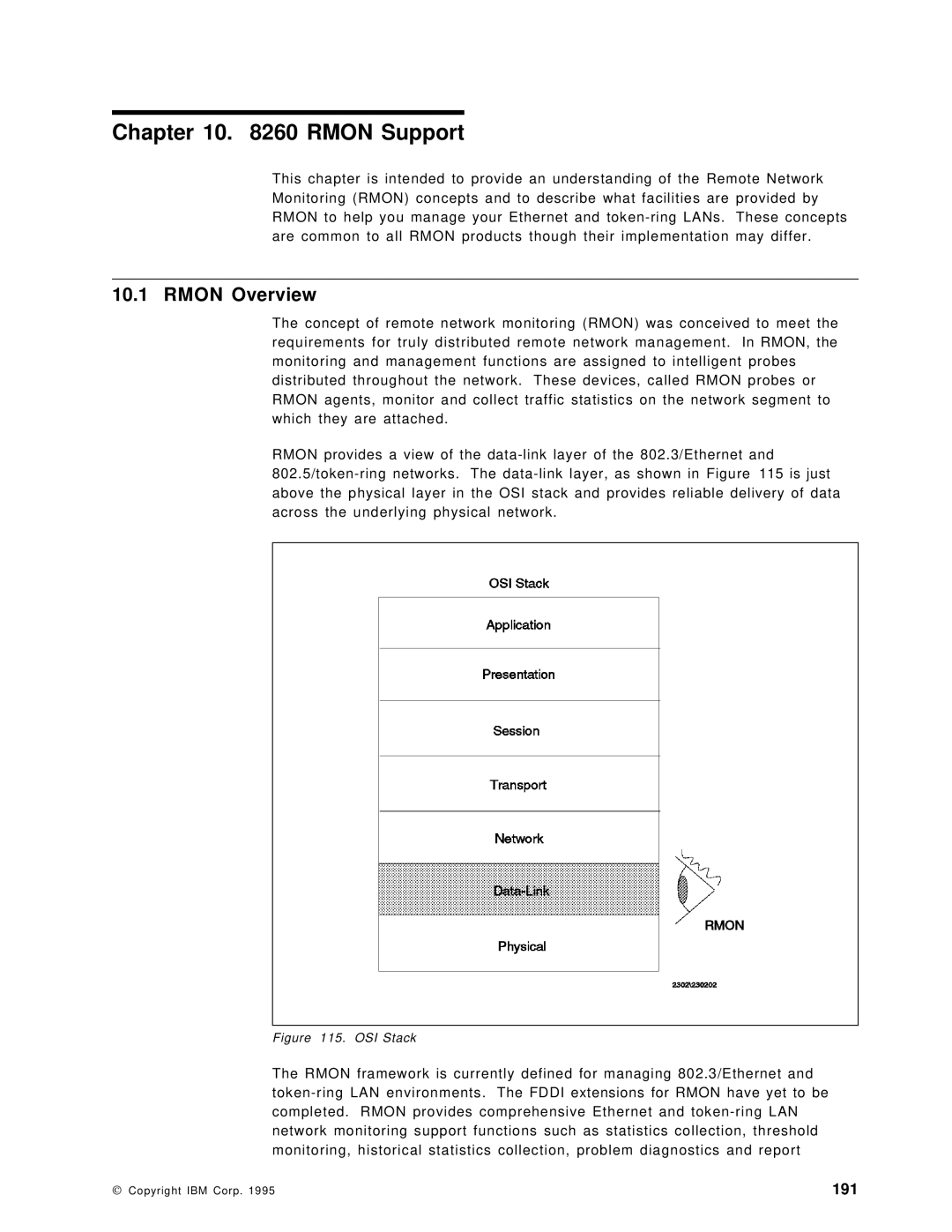 IBM 8260 manual Rmon Support, Rmon Overview 