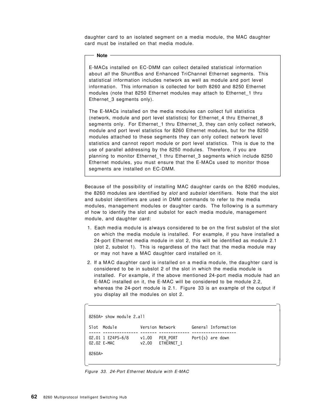 IBM 8260 manual Perport 