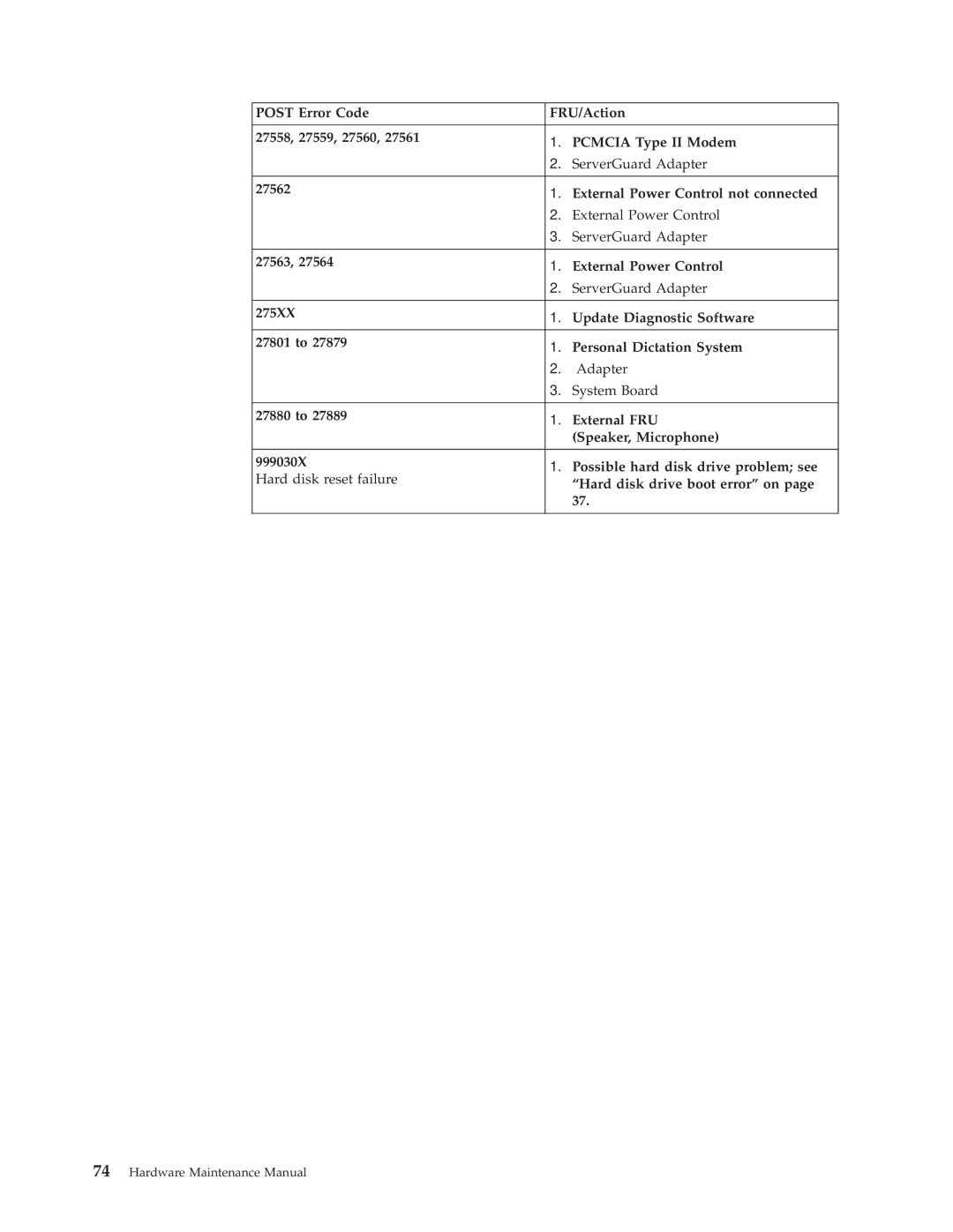 IBM 8319, 6826, 8317, 8318 manual Hardware Maintenance Manual 