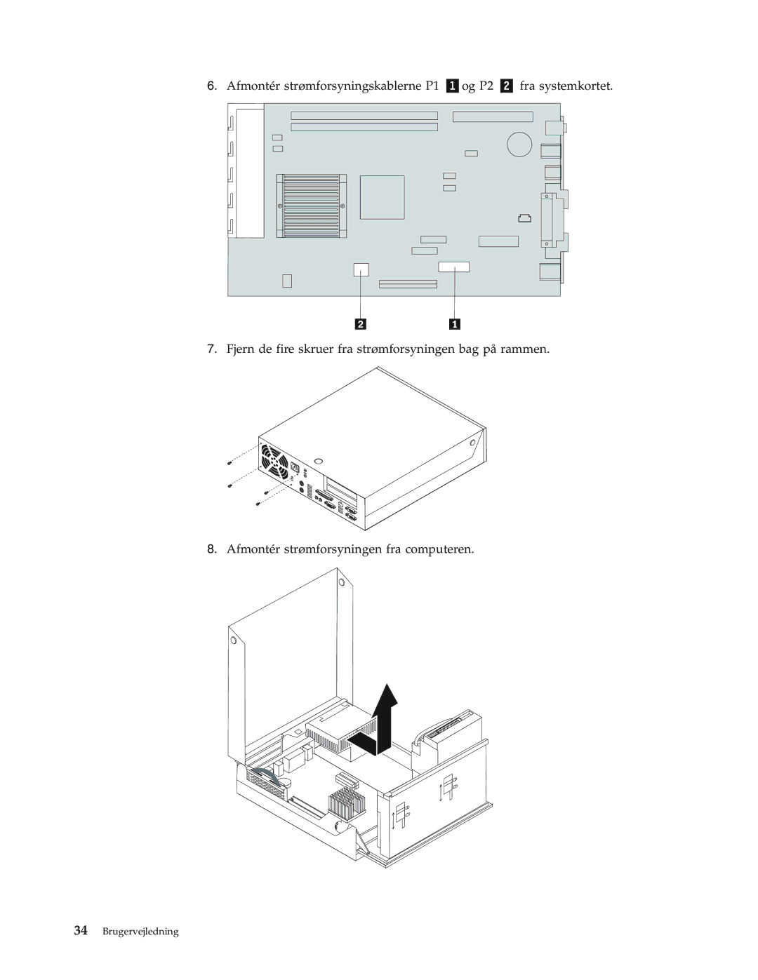 IBM 8418, 8419, 8416, 8183, 8429, 8417, 8184, 8320 manual Brugervejledning 