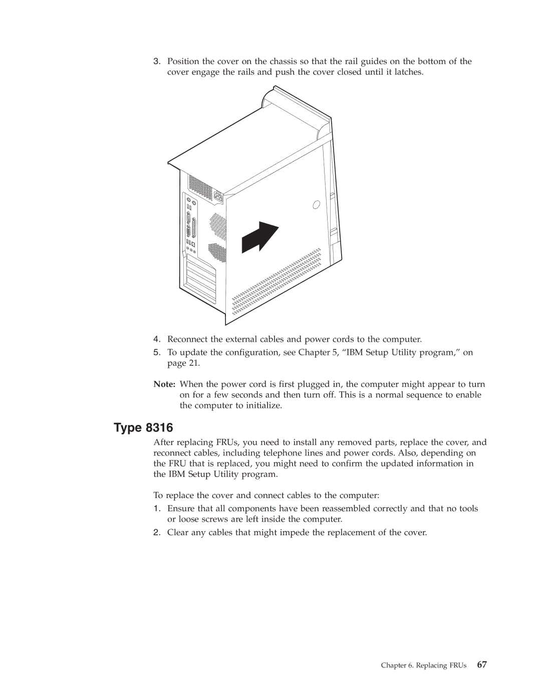 IBM 8316, 8434, 8199, 8198, 8191, 2296 manual Type 