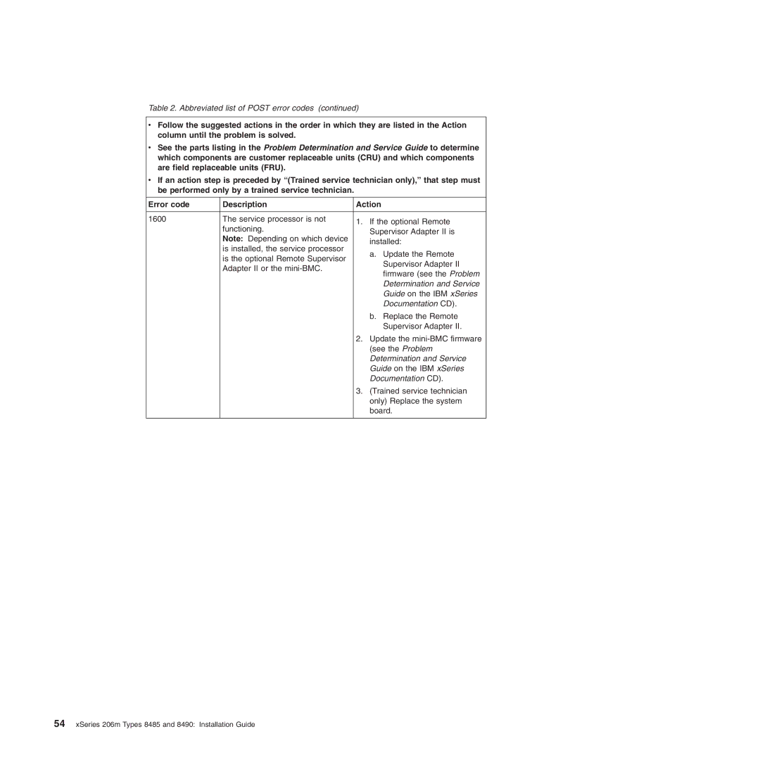 IBM 8485, 8490 manual Update the mini-BMC firmware 