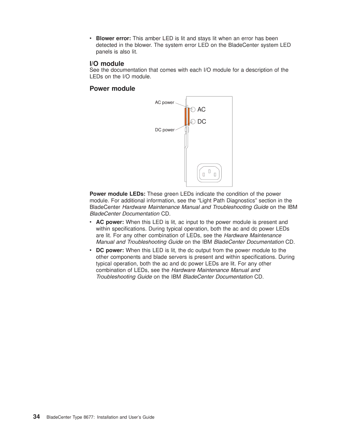 IBM 8677 manual Module 