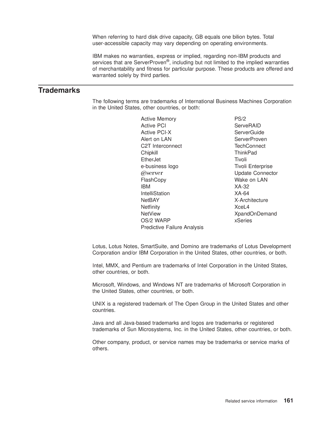 IBM 8682 manual Trademarks, OS/2 Warp 