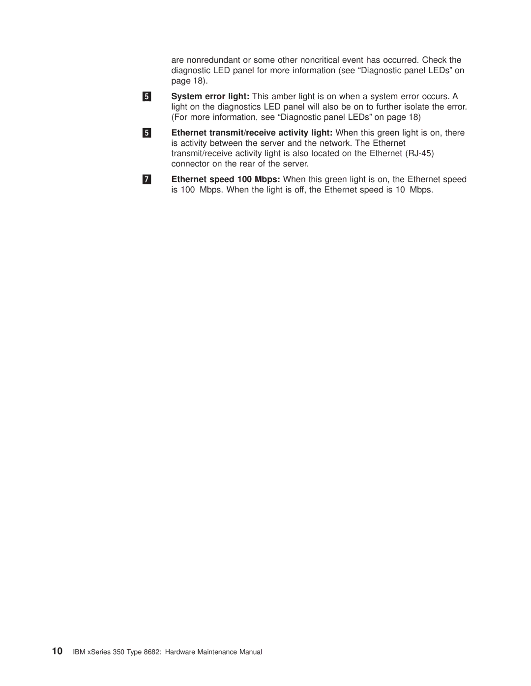 IBM manual IBM xSeries 350 Type 8682 Hardware Maintenance Manual 