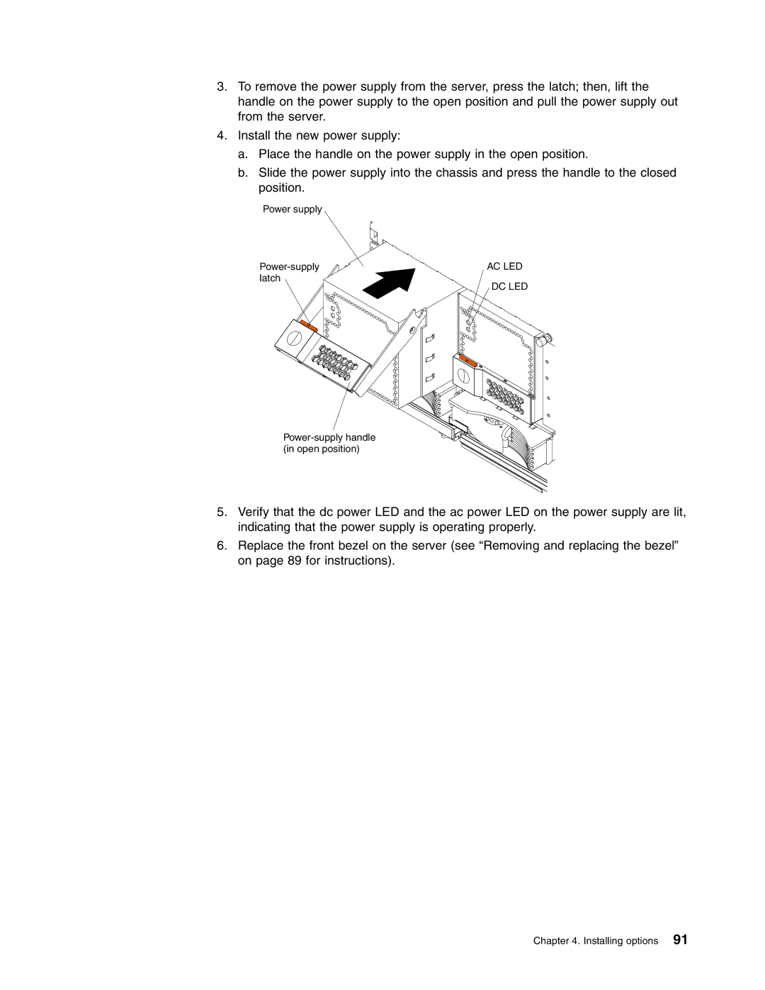 IBM 8688 manual Ac Led 