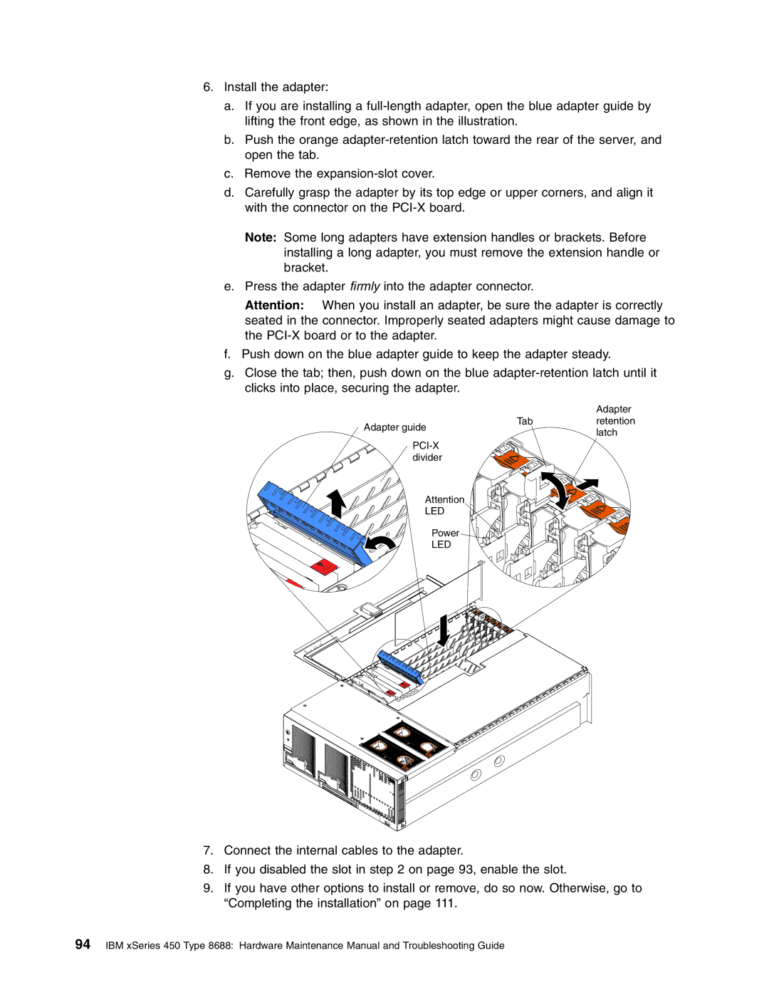 IBM 8688 manual Pci-X 