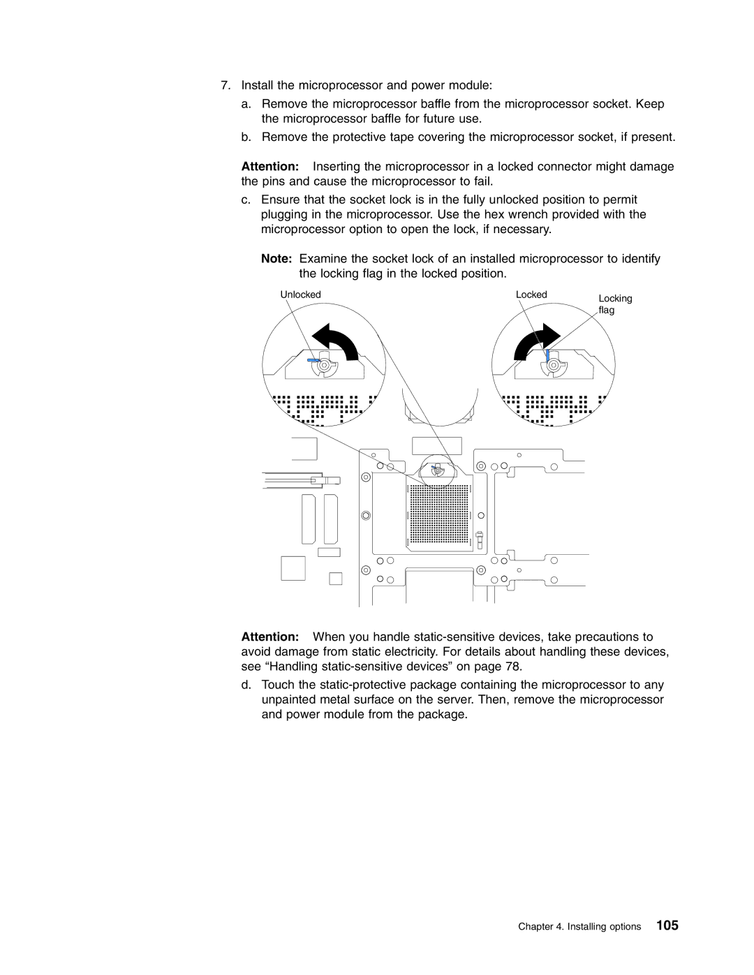 IBM 8688 manual Unlocked Locked 