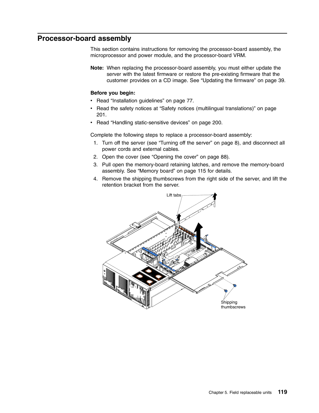 IBM 8688 manual Processor-board assembly, Before you begin 