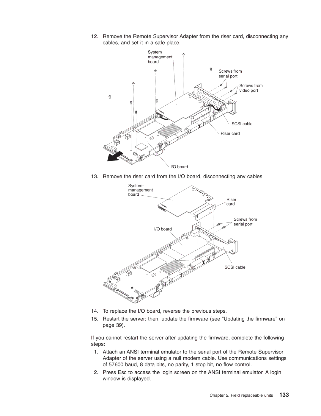 IBM 8688 manual Field replaceable units 