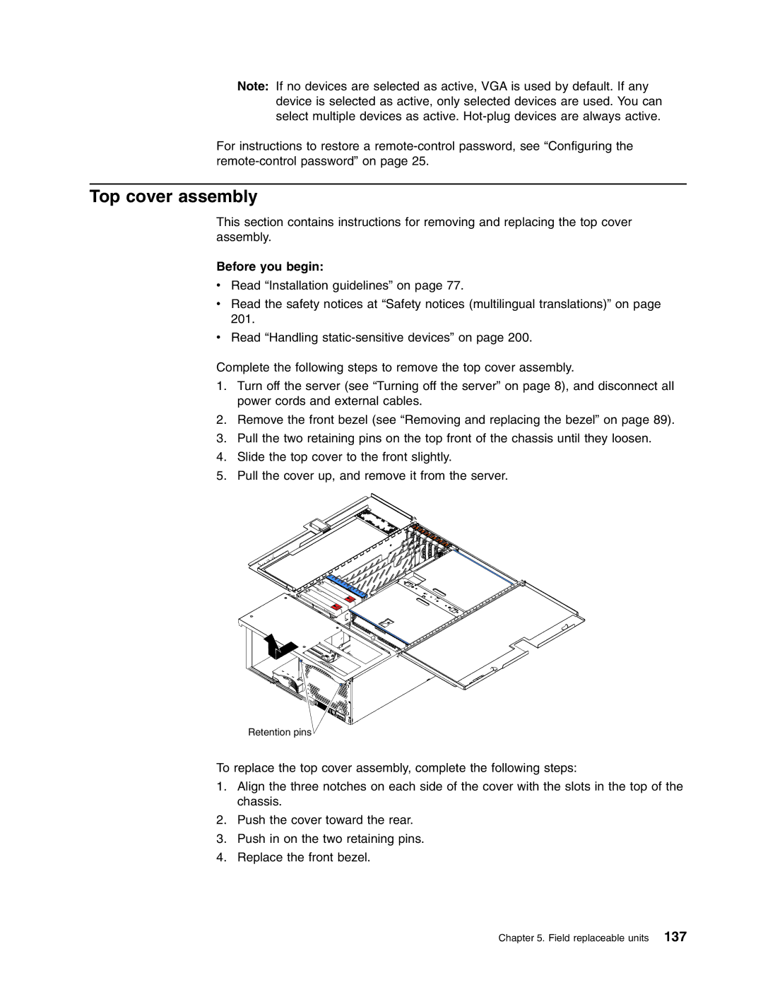 IBM 8688 manual Top cover assembly, Before you begin 