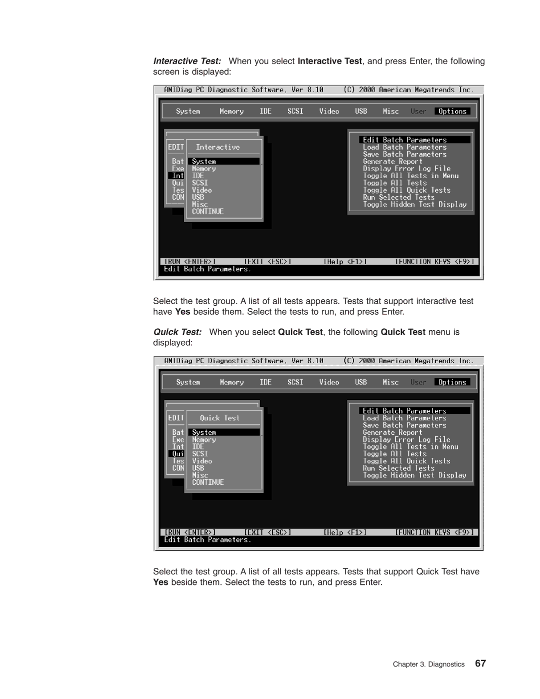 IBM 8688 manual Diagnostics 