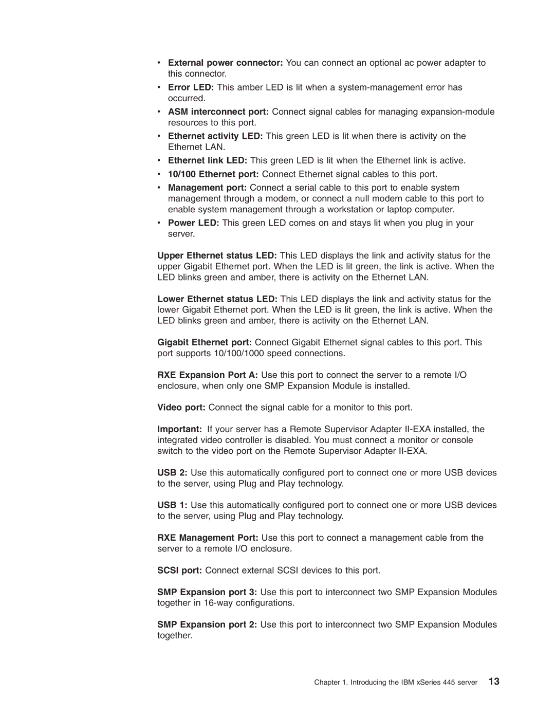 IBM 8870 manual Introducing the IBM xSeries 445 server 