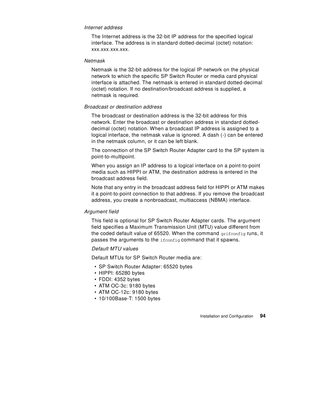 IBM 9077 manual Internet address 