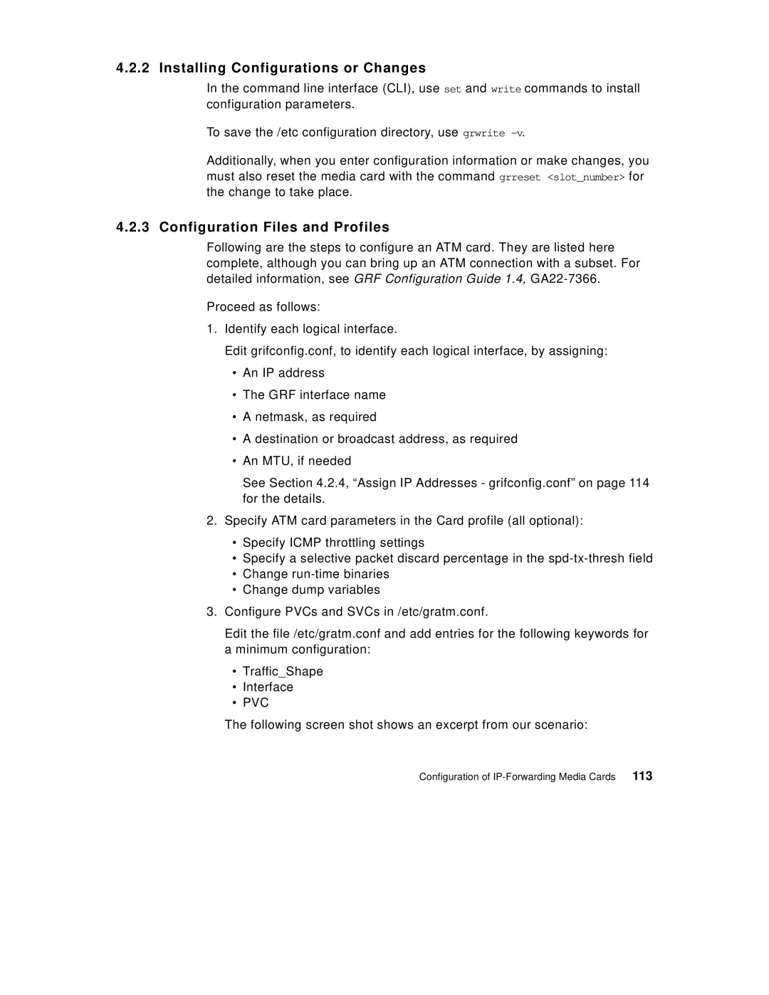 IBM 9077 manual Configuration Files and Profiles, 113 