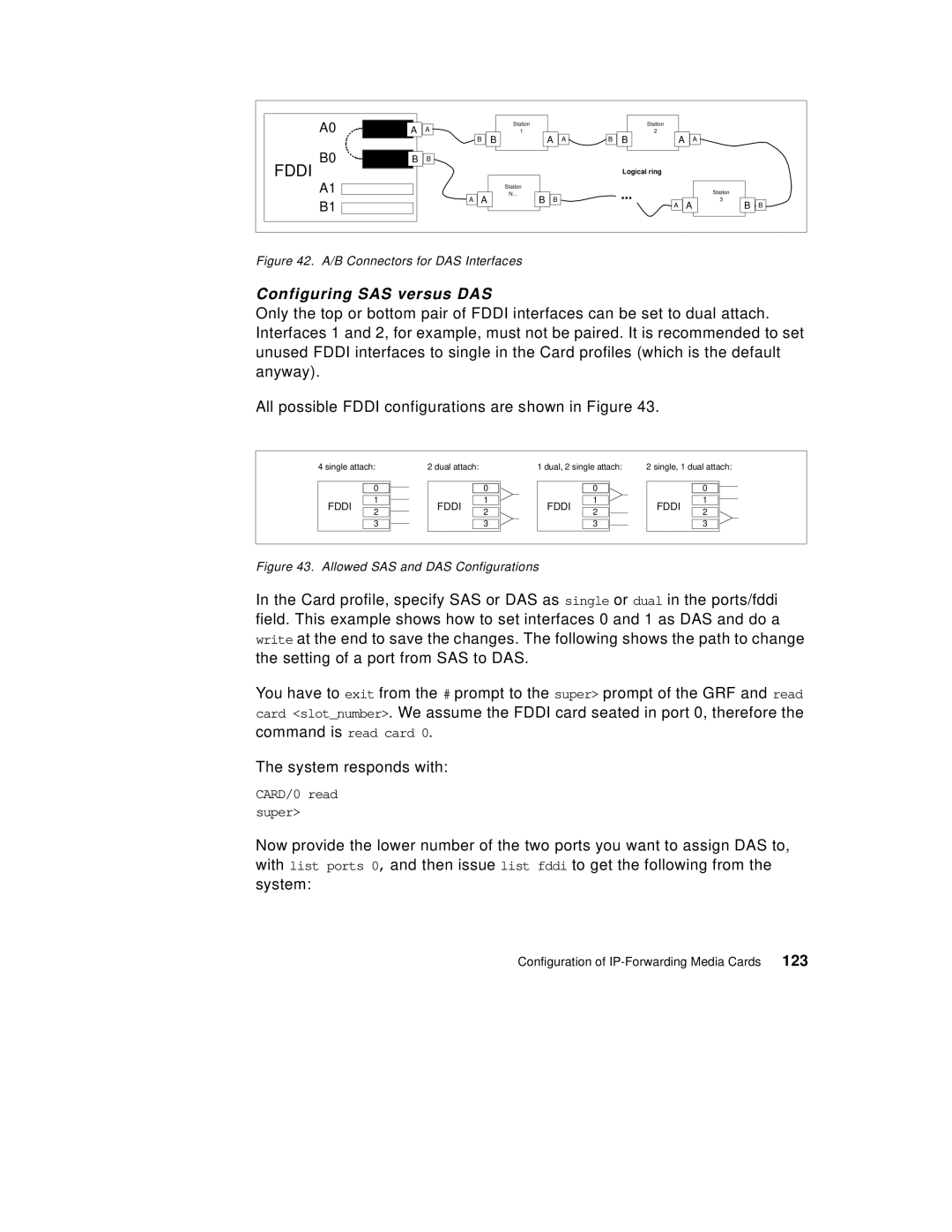 IBM 9077 manual 123, B Connectors for DAS Interfaces 