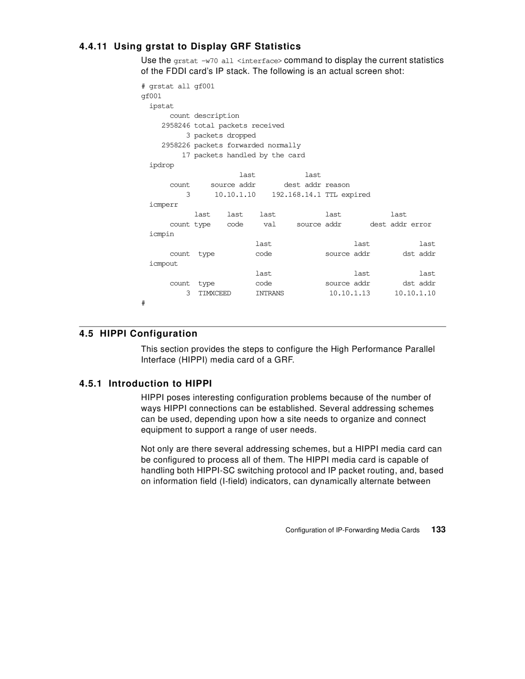 IBM 9077 manual Hippi Configuration, Introduction to Hippi, 133 