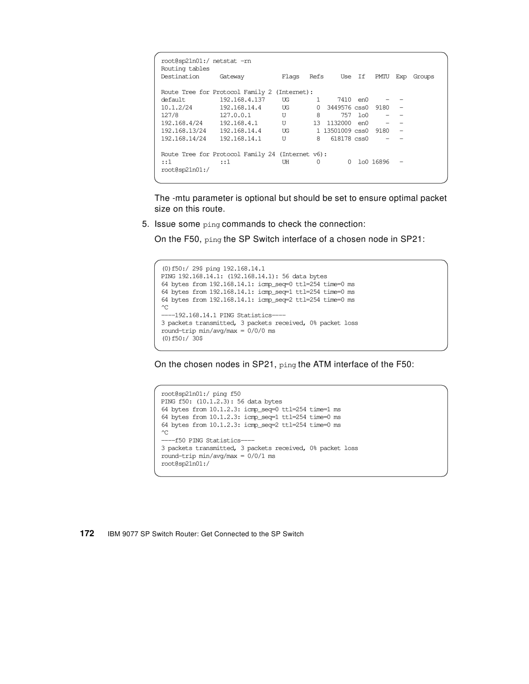 IBM 9077 manual Default 192.168.4.137 7410 En0 10.1.2/24 192.168.14.4 