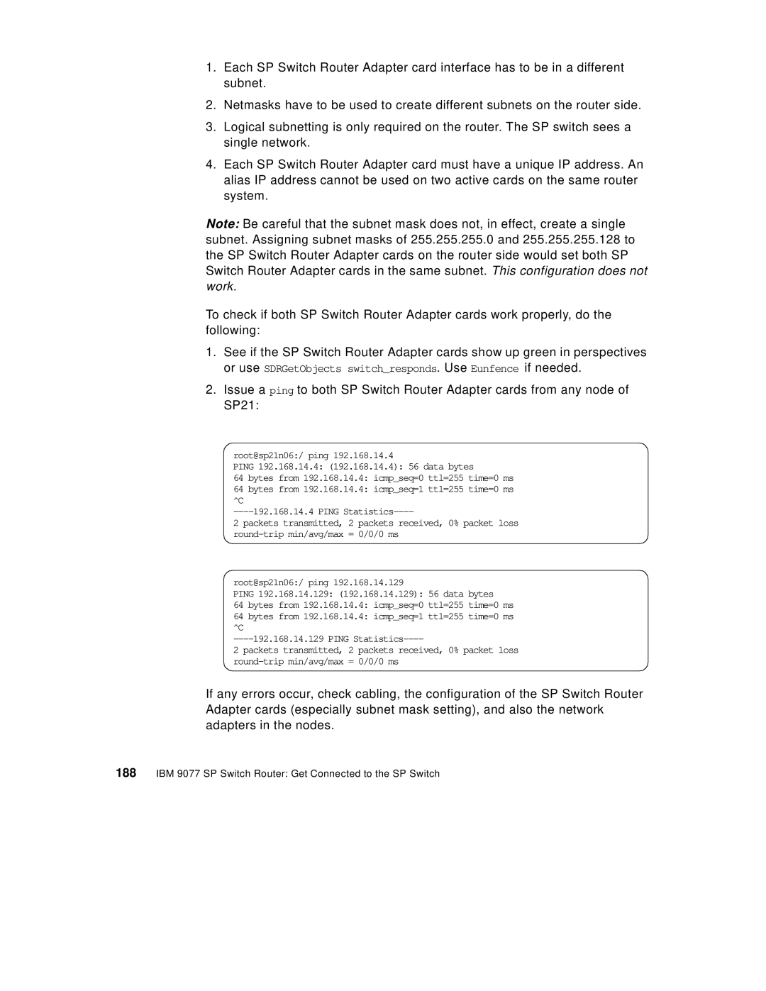 IBM manual IBM 9077 SP Switch Router Get Connected to the SP Switch 