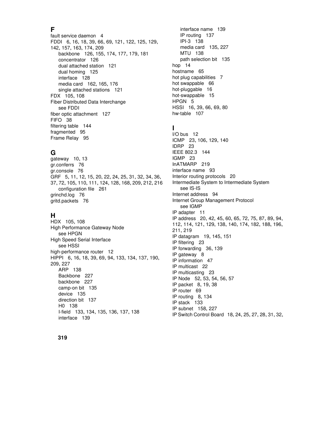 IBM 9077 manual 319, Mtu 