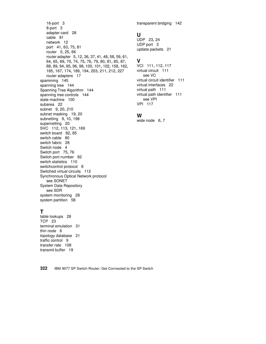 IBM 9077 manual Virtual circuit identifier 