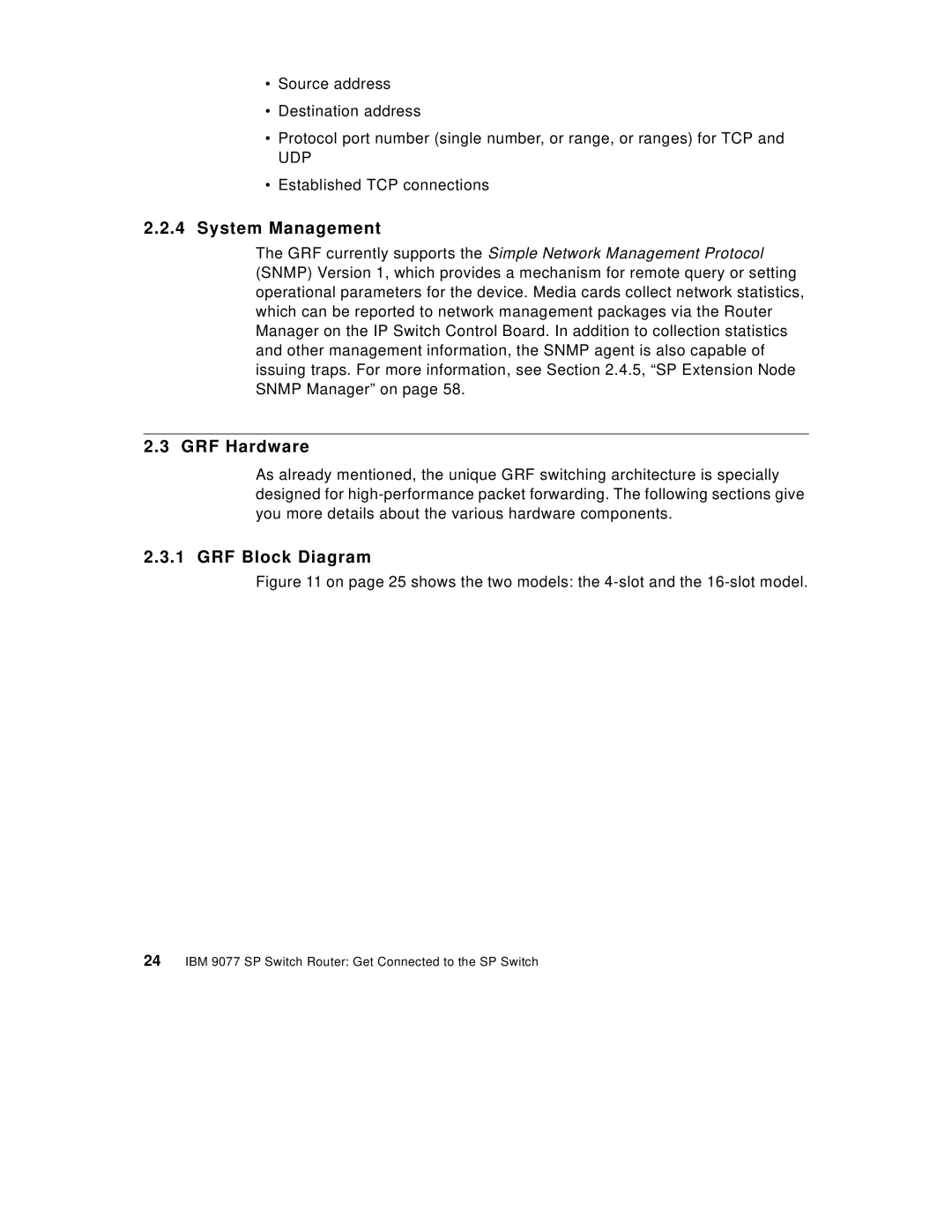 IBM 9077 manual System Management, GRF Hardware, GRF Block Diagram 