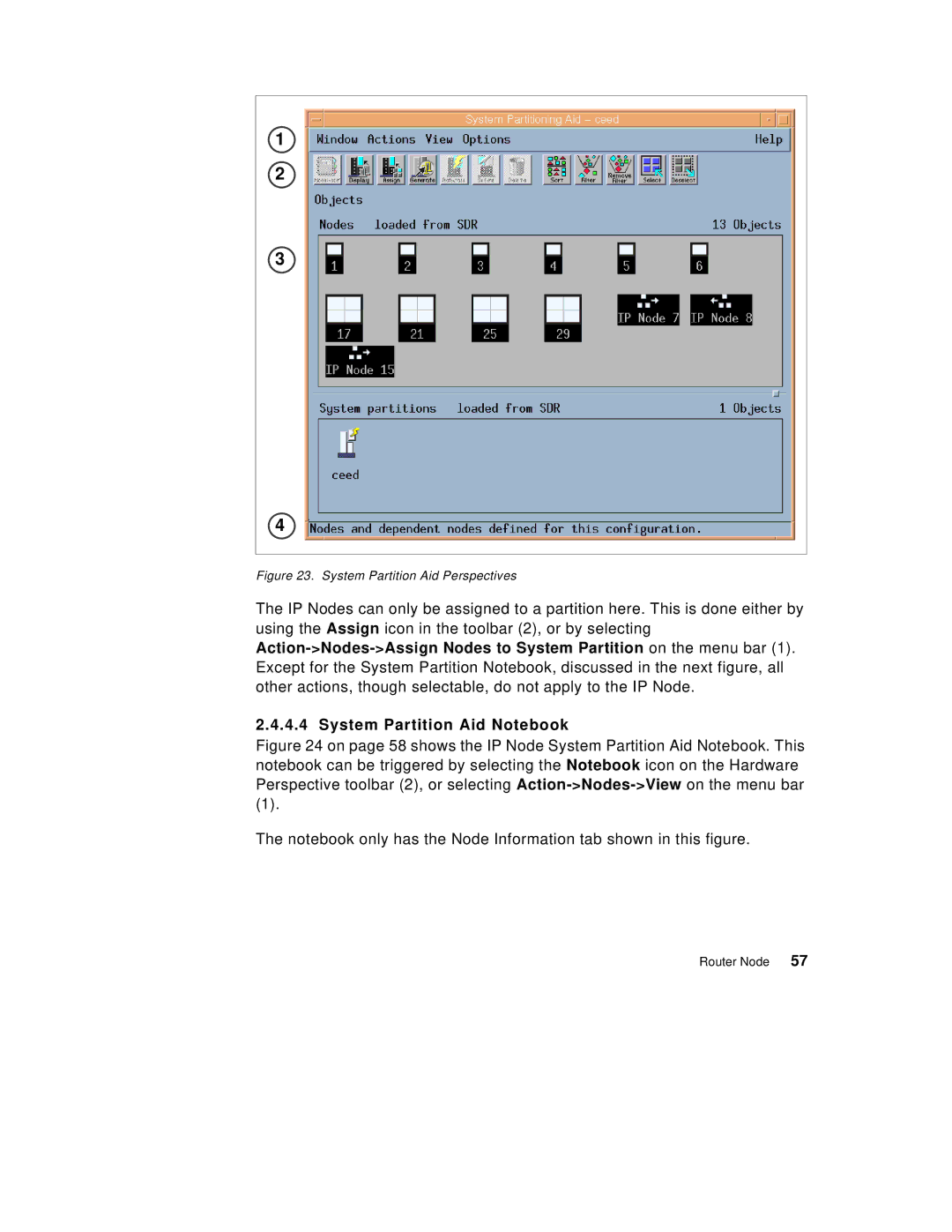 IBM 9077 manual System Partition Aid Notebook, System Partition Aid Perspectives 