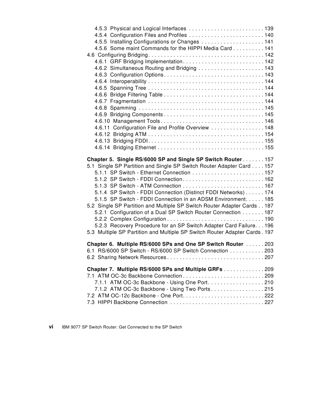 IBM manual Vi IBM 9077 SP Switch Router Get Connected to the SP Switch 