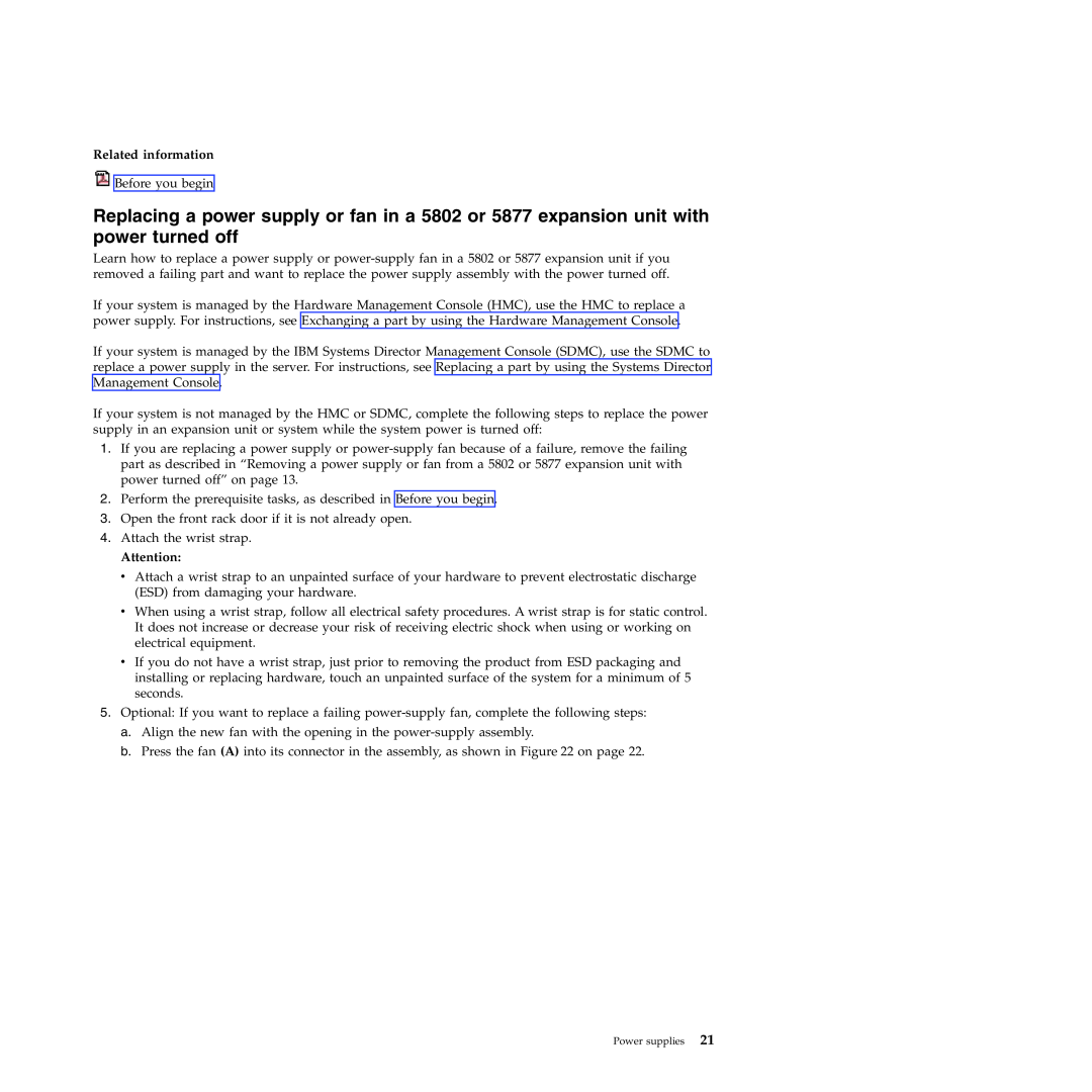 IBM 9117-MMB, 9179-MHB manual Related information 