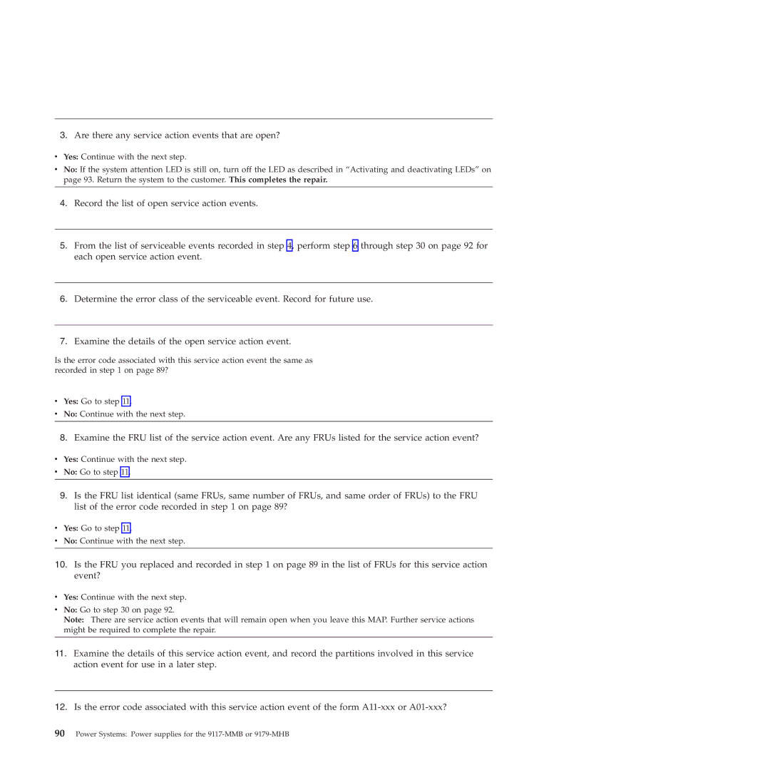 IBM 9179-MHB, 9117-MMB manual Yes Continue with the next step No Go to step 