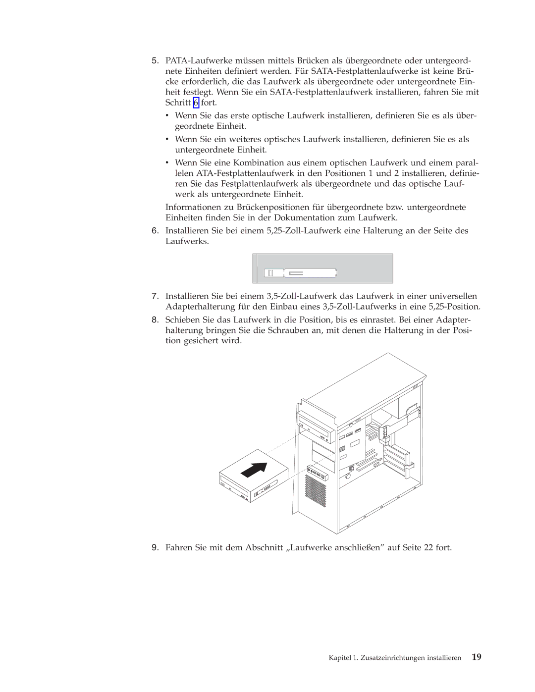 IBM 9213, 9212 manual Kapitel 1. Zusatzeinrichtungen installieren 