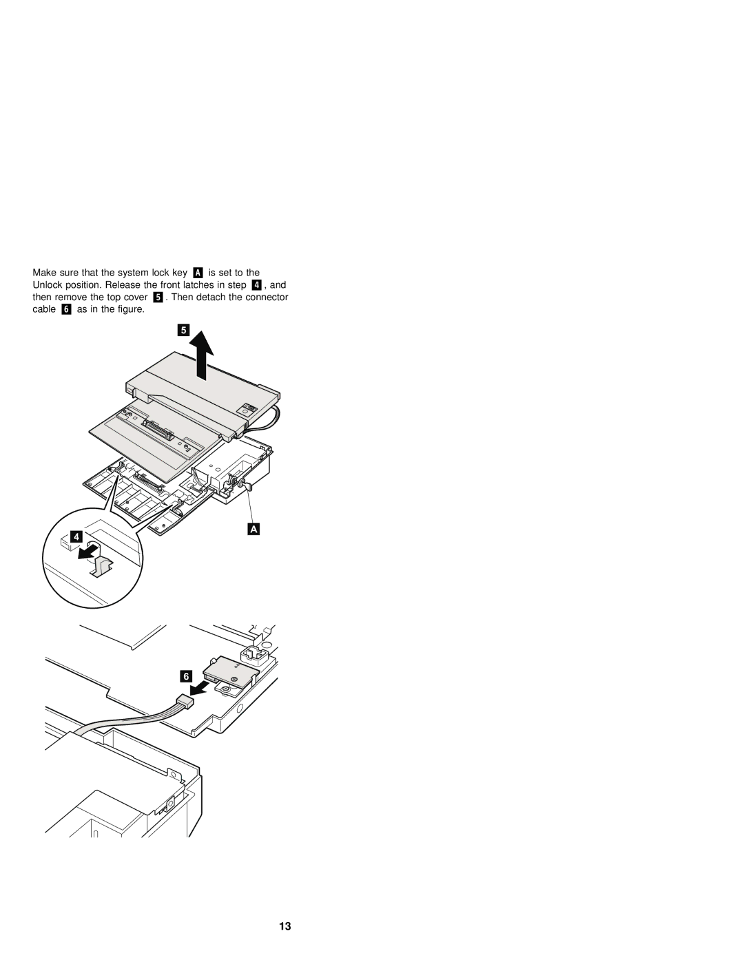 IBM 92P1836 manual Cable As in the figure 