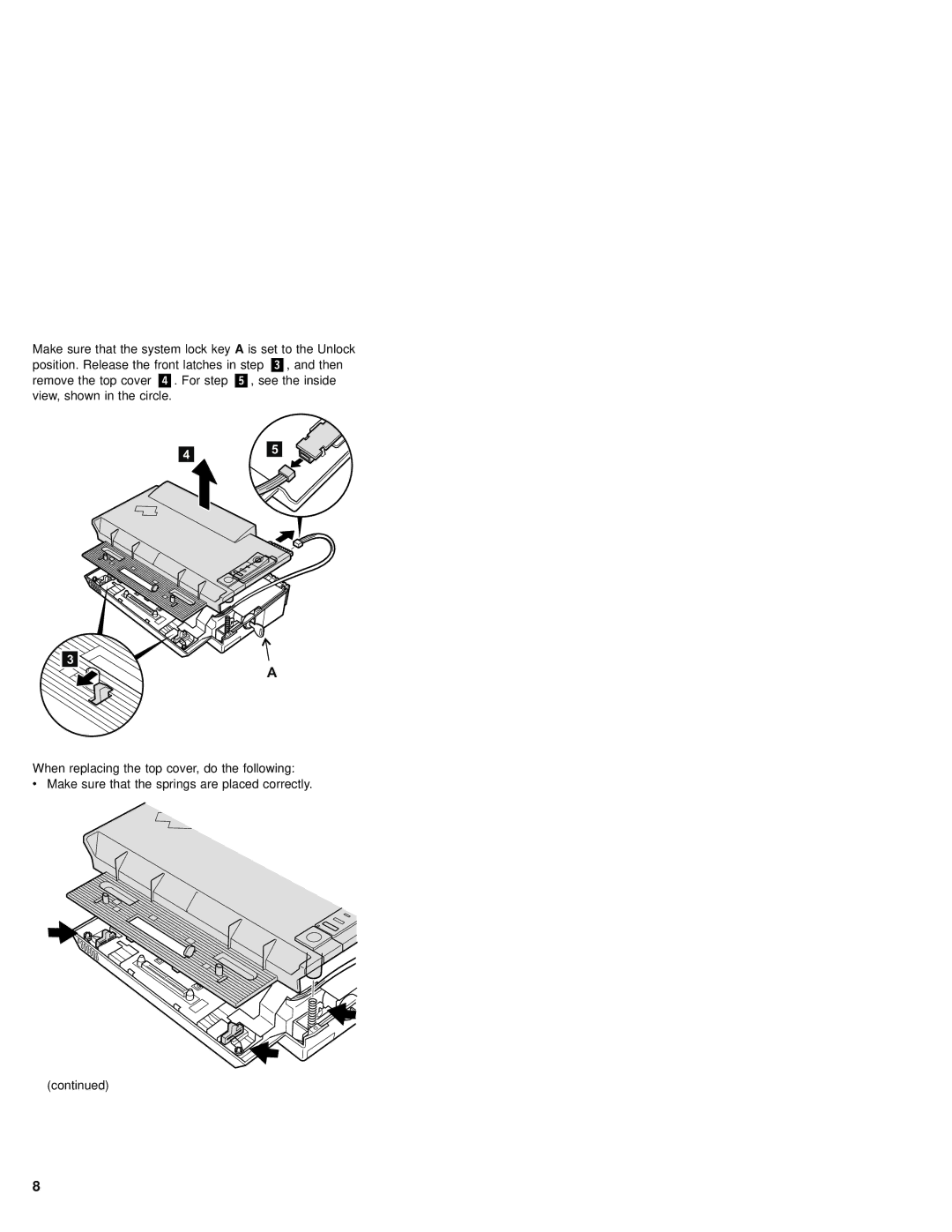 IBM 92P1836 manual View, shown in the circle 