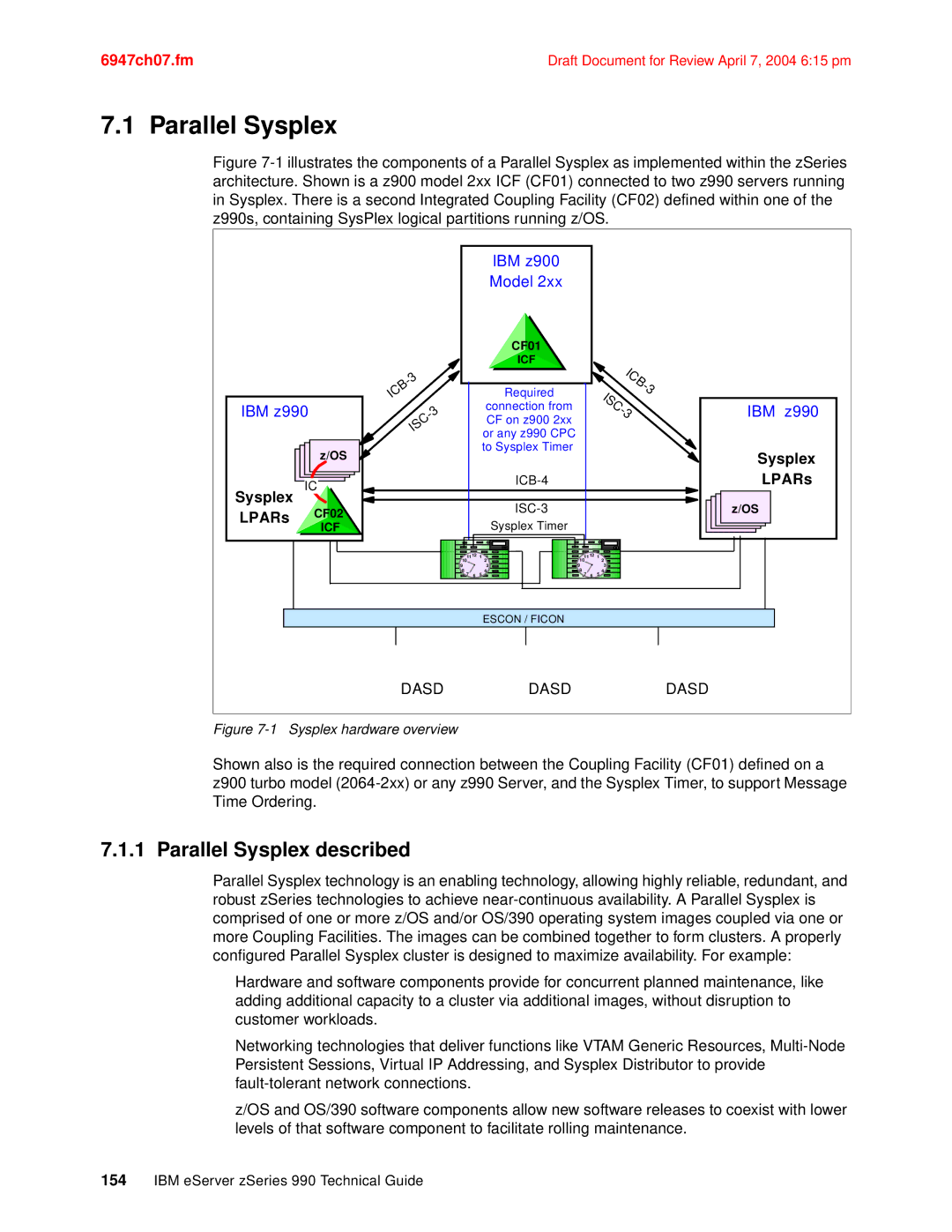 IBM 990 manual Parallel Sysplex described, Sysplex LPARs CF02 