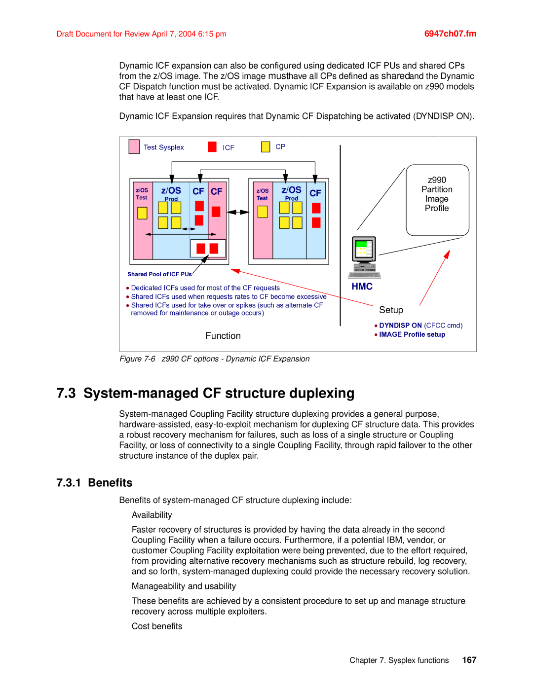 IBM 990 manual System-managed CF structure duplexing, Benefits 